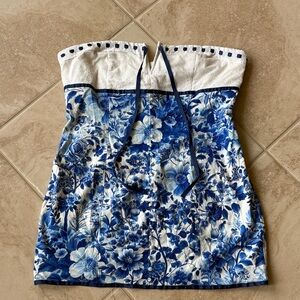 Maeve Floral Print Mini Dress